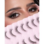 Frihappy Wispy Lashes Natural Eyelashes Fake Eyelashes Natural Lashes False Eyelashes Natural Eye Lashes Mink Lashes FRH-2