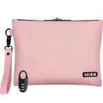 Smell Proof Bag Travel Storage Case Activated Charcoal Pouches Durable Odorless Medicine Organizer