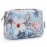 Narwey Small Makeup Bag for Purse Mini Cosmetic Bag Travel Makeup Pouch Zipper Pouch Cute Make up Bags with Compartments for Women Girls(Small, Aqua Flamingo)