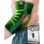 Nordic Lifting Elbow Compression Sleeves (1 Pair) for Men & Women - Support for Pain Relief, Tendonitis, Golfers & Tennis Elbow - Weightlifting Brace for Workout, Arm & Joint Recovery