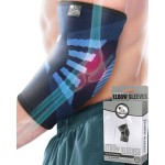 Nordic Lifting Elbow Compression Sleeves (1 Pair) for Men & Women - Support for Pain Relief, Tendonitis, Golfers & Tennis Elbow - Weightlifting Brace for Workout, Arm & Joint Recovery