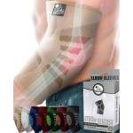 Nordic Lifting Elbow Compression Sleeves (1 Pair) for Men & Women - Support for Pain Relief, Tendonitis, Golfers & Tennis Elbow - Weightlifting Brace for Workout, Arm & Joint Recovery