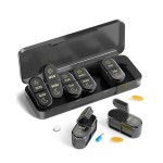 Pillex AM & PM Pill Organizer 7 Days, Weekly Pill Case 2 Times a Day, Pill Box 7 Day, Medicine Pill Organizer for Travel, Vitamins, Fish Oils, Supplements