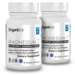Organixx Magnesium Glycinate Supplement for Support Sleep, Muscle & Heart Health, 7 Type Magnesium Complex with Vitamin B6, Manganese Citrate, Gluten Free, Vegan, Non GMO, (30 Count 2 Pack)