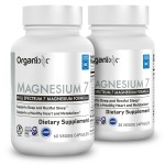 Organixx Magnesium Glycinate Supplement for Support Sleep, 3 Month Supply, Muscle & Heart Health, 7 Type Magnesium Complex with Vitamin B6, Manganese Citrate, Gluten Free, Vegan, Non GMO, 90 Capsules