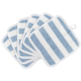 SINLAND Microfiber Facial Cloths Fast Drying Washcloth 8inch x 8inch Absorbent Face Wash Cloth Soft Makeup Remover Cloths