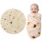 Jorbest Burrito Tortilla Swaddle Blanket Gifts for Baby Toddler Newborn, Tortilla Toddler Blanket Funny Gifts for Baby Shower Boys Girls, Food Blanket 285 GSM Flannel Taco Blanket (Yellow, 36 inches)