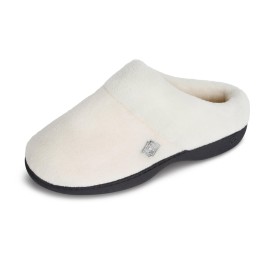 isotoner Women\'s Classic Clog Slippers with Memory Foam Comfort and Non-slip Sole Slipper, Ewe, 7.5-8