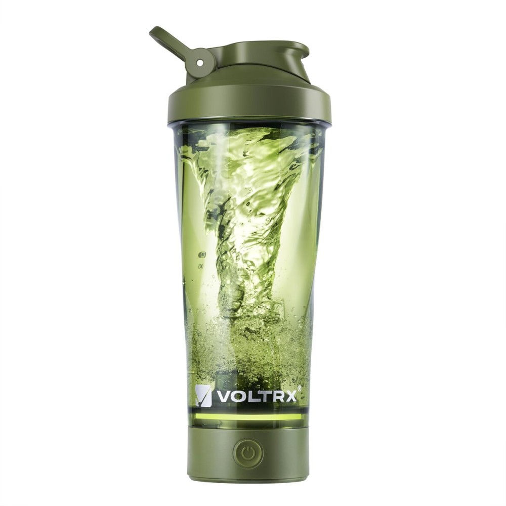 VOLTRX Premium Electric Protein Shaker Bottle, Made with Tritan - BPA Free - 24 oz Vortex Portable Mixer Cup/USB C Rechargeable Shaker Cups for Protein Shakes