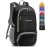 ZOMAKE Lightweight Packable Backpack 30L, Foldable Hiking Backpacks Water Resistant Compact Folding Daypack for Travel(Pure Black)