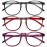IBOANN Chic & Comfy Blue Light Glasses for Women - 3-Pack Round Frames, Screen-Ready Style with UV Protection Coating