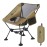 MOON LENCE Portable Camping Chair Backpacking Chair - The 4th Generation Ultralight Folding Chair - Compact, Lightweight Foldable Chairs for Hiking Mountaineering, Beach (Khaki-Feet)
