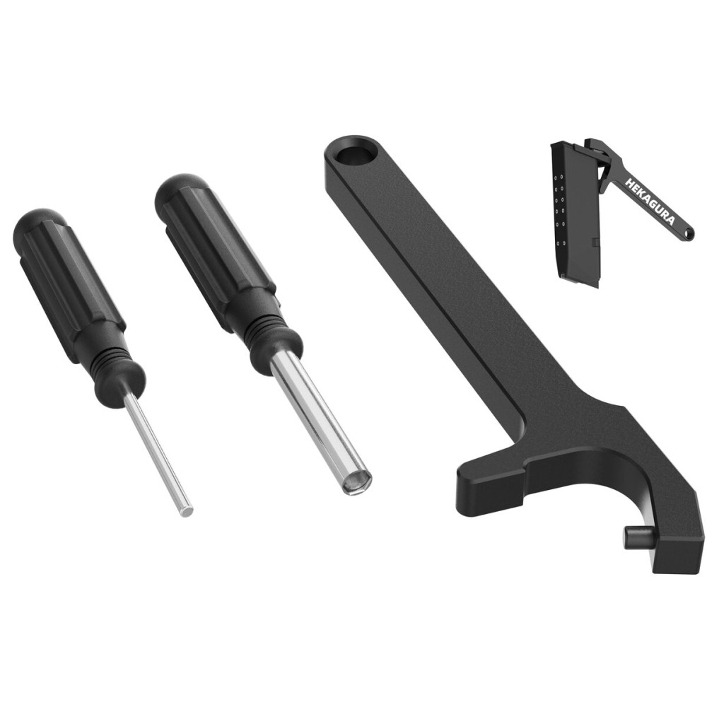 HEKAGURA Tools Kit for Glock, Front Sight Remove Pin Punch Magazine Disassembly Tools for Glock 17 19 19x 26 27 43 43x Accessories