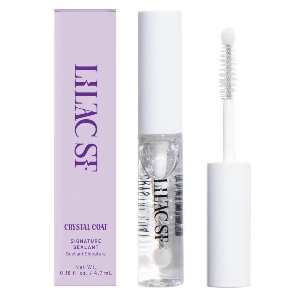 Lilac St. - Lilac Lash Crystal Coat - Glossly & Clear Lash Sealant - Long Lasting Lash Application - Extend Wear - Brush Applicator Tip - Waterproof - Cruelty Free, Vegan, Women Founded - 0.16 fl oz