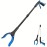 Grabber Reacher Tool - 32 Extra Long Foldable Gripper and Reaching Tool - Heavy Duty Pick Up Stick Grabbers for Seniors, Trash, Surgery Recovery Must Haves Gifts (Black Blue)