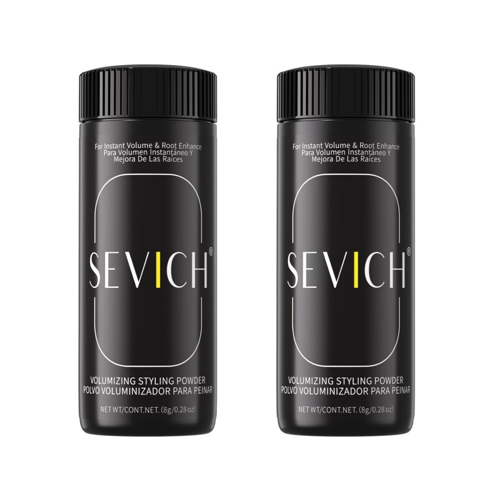 SEVICH DUST IT TEXTURE Hair Volume Powder Twin Pack (2x8g) | 2X Matte Finish Texturizing Powder for Men & Women | Salon-Grade Light Control Bundle