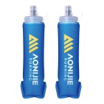TRIWONDER Collapsible Flask Soft Folding Water Bottles - Large Mouth for Easy Filling - BPA-Free Hydration Bottle Ideal for Running Hiking Cycling Climbing (02 500ml - Pack of 2)