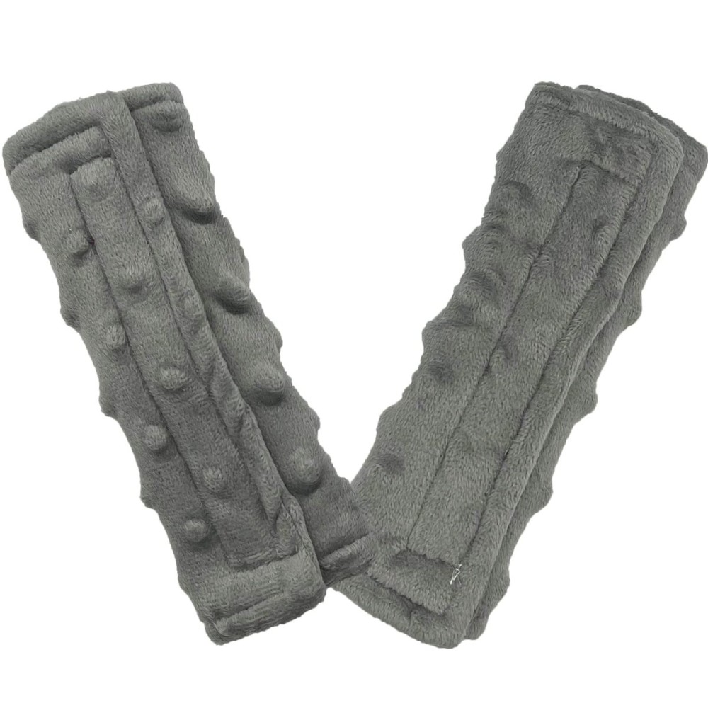 Baby Car Seat Neck Cover, Car Seat Strap Cover, Seat Belt Cushions Pads, Shoulder Strap Protectors, Reversible Pram Harness Covers in Minky, Baby Neck Pad Protector