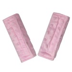 Baby Car Seat Neck Cover, Car Seat Strap Cover, Seat Belt Cushions Pads, Shoulder Strap Protectors, Reversible Pram Harness Covers in Minky, Baby Neck Pad Protector