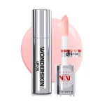 Wonderskin Lip Oil Rehab Serum - Tinted Lip Oil, Hydrating, Moisturizing, and Non-Sticky Coral Pink Tint Serum for Dry Lips (Lover)