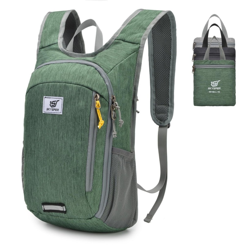 SKYSPER Small Daypack 10L/15L/20L Hiking Backpack Packable Lightweight Travel Day Pack for Women Men