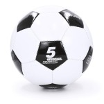 Aoneky 1-Pack Size 5 Adult Soccer Ball - Eco-Friendly 2.5mm PVC Leather, Durable Machine-Stitched Design, Ball Pump Included
