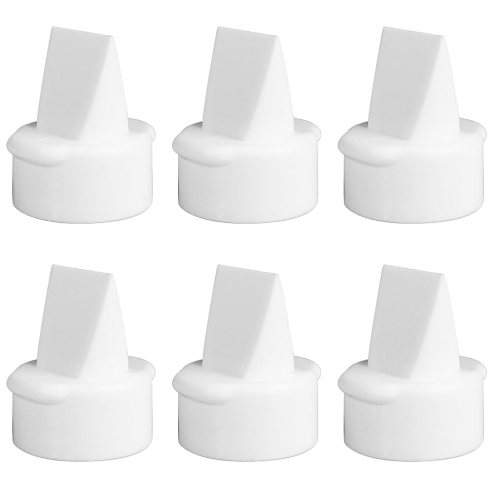 Nenesupply 6 pc Compatible Duckbill Valves for Lansinoh Signature Pro, Smartpump, and Manul Breast Pumps. Not Original Lansinoh Pump Parts. (6pc)
