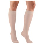 Truform Sheer Compression Stockings, 8-15 mmHg, Women\'s Knee High Length, 20 Denier, Nude, Medium