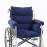 Wheelchair Cushions, Pressure Pain Relief Accessories with Armrest Covers, Supports Coccyx & Back, Non-Slip, Fits Wheelchair with 16\'\' Length Armrest (Navy)