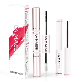 Lash Bond and Seal Waterproof Lash Remover Lash Cluster Glue for Eyelash Clusters DIY Lash Extension Kit at Home Pack 2