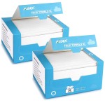AIDEA XL Face Towels Disposable-100Ct (2 Box), Clean Facial Cloths, Facial Cleansing Wipes for Sensitive Skin, Face Towelettes for Makeup Removing, Nursing, Travel, Dry Wipes 9.8411.81