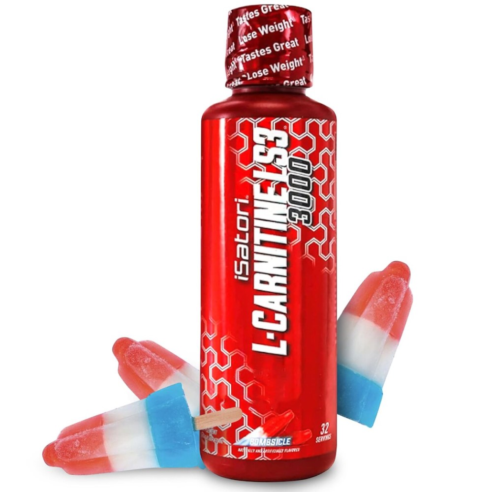 iSatori L-Carnitine LS3 3000, Liquid L-Carnitine with Acetyl L-Carnitine, L-Carnitine L-Tartrate, Stimulant Free Pre Workout, Low Calories, Sugar, Gluten, Keto-Friendly, Peach Nectarine (32 Servings)