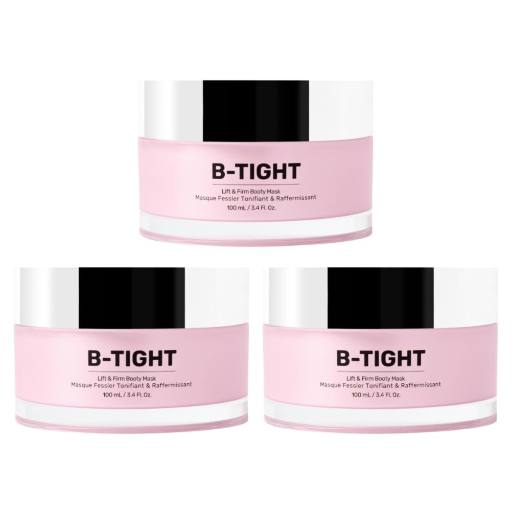 MALYS Cosmetics B-TIGHT Leave-On Cellulite Mask - Helps Reduce The Appearance Of Cellulite - Visibly Firms The Skin In The Butt Area - 3 Pack