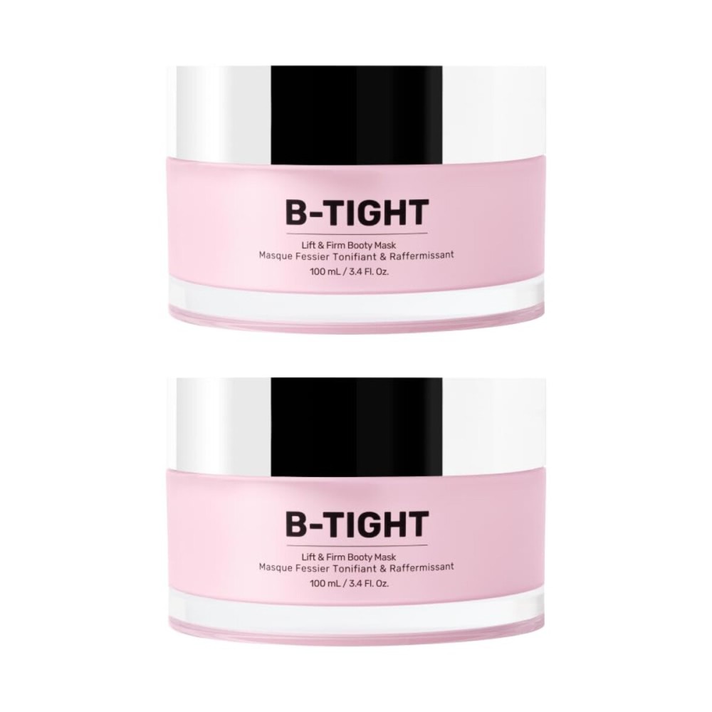 MALYS Cosmetics B-TIGHT Leave-On Cellulite Mask - Helps Reduce The Appearance Of Cellulite - Visibly Firms The Skin In The Butt Area - 2 Pack