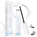 GEMERRY Lash Remover for Lash Extensions 5ml Eyelash Cluster Glue for Lash Clusters Self-Use Lash Extension Remover Gentle Mascara Wand Lash Glue Remover