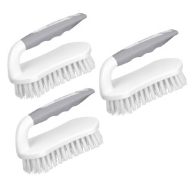 SetSail Scrub Brush, Heavy-Duty Scrub Brushes for Cleaning with Stiff Bristles Cleaning Brush for Shower, Bathroom, Carpet, Kitchen and Bathtub Scrubber - 3 Pack