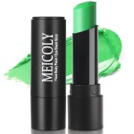 MEICOLY Lime Green Eye Black Stick,Waterproof Eye Black Baseball Softball Football Lacrosse,Hunting Camo Paint,Green Face Body Paint Stick for Halloween SFX Witch Hulk Cosplay Makeup