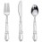 Nervure 90PCS Silver Plastic Silverware - Heavy Duty Disposable Cutlery Set, Luxury Silver Plastic Utensils include 30Pcs Forks, 30Pcs Spoons, 30pcs Knives. Perfect for Wedding, Party, Daily Use