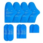 SuzziPad Replacement Ice Gel Packs for Cold Therapy Gloves and Socks(10-Piece Set), XL