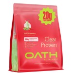 Oath Nutrition Clear Whey Isolate Protein Powder, Kiwi Strawberry, 20g Complete Protein per Serving, No Added Sugar, Grass-Fed, 21 Servings
