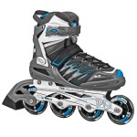 Roller Derby AERIO Q-60 Women\'s Inline Skates, Gray/White/Blue, Size 10