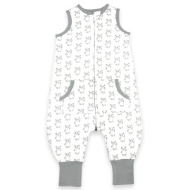 Toddler Sleep Sacks for 2t-3t, 1 Pack Baby Wearable Blanket with Feet, Sleeveless Breathable Sleep Sacks for Baby Boys and Girls