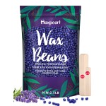 Maxpearl 2.5LB Hard Wax Beads for Hair Removal, Natural Lavender Formula - Brazilian Waxing, Sensitive Skin, Face, Underarms, Legs, Back, Chest and More, with 20 Wax Sticks, Purple
