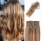 LORIEN Clip in Hair Extensions Real Human Hair, 16 Inch 90g, 4/27 Chocolate Brown to Caramel Blonde, Clip in 100% Brazilian Remy Human Hair Extensions 8pcs Per Set with 18 Clips Double Weft