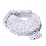 My Brest Friend Original Nursing Pillow Enhanced Ergonomics Essential Breastfeeding Pillow Support for Mom & Baby W/Convenient Side Pocket, Double Straps & Slipcover, Platinum Posies
