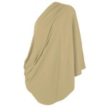 Nursing Covers for Breastfeeding, Soft Infinity Scarf Shawl Cover Up - Lightweight, Breathable Privacy Nursing Wrap in Natural Beige