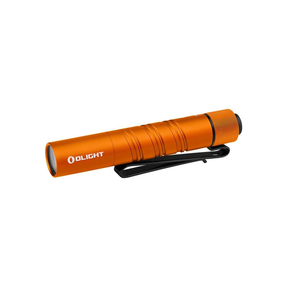 OLIGHT I3T 2 EOS Pocket EDC Flashlight, 200 Lumens Compact Bright Handheld Flash Lights, Dual-Output Tail Switch with AAA Battery and Two-Way Pocket Clip for Camping and Hiking (Orange)