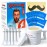 Super Nose Wax Kit Men,120g Wax, 30 Applicators | Ear & Nose Hair Removal Waxing Kit for Women | Includes 15 Balm Wipes & 10 Mustache Guards | Lasts 6 Weeks | Nasal Waxing Kit for Gift