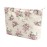 Cosmetic Bags for Women - Corduroy Cosmetic Bag Aesthetic Women Handbags Purses Smile Dots Makeup Organizer Storage Makeup Bag Girls Case Bags (Flowers-Pink)
