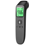 Forehead Thermometer for Adults and Kids, Fast Accurate Thermometer with Fever Alarm, 1S Reading & Silent Mode, Easy to Use for Baby, Kids & Elderly (Black)